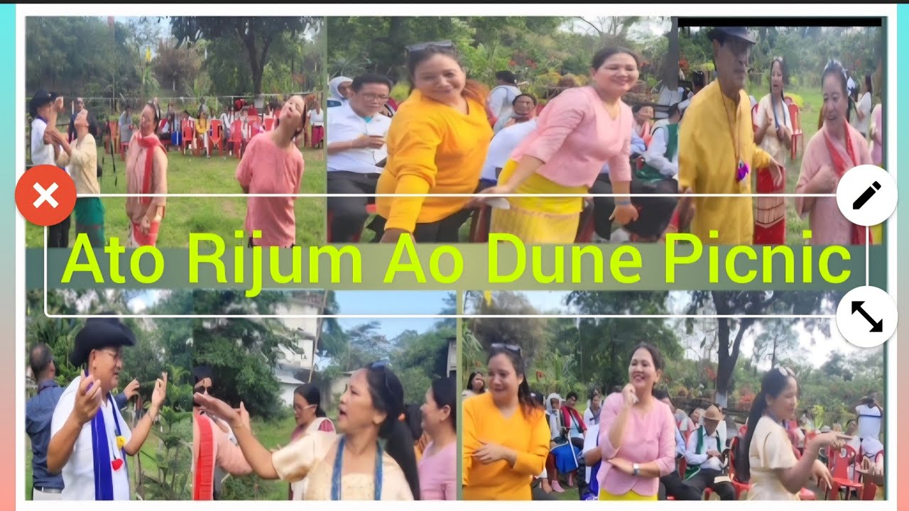 Entertainment part of Ato Rijum Ao Dune Picnic#entertainment#picnic#funnygames#dance 