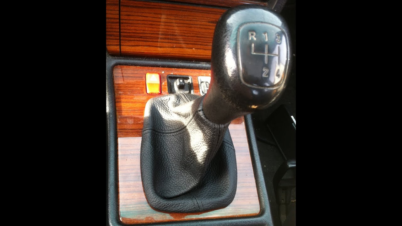 Mercedes W201 W124 Schaltmanschette, Schaltsack tauschen