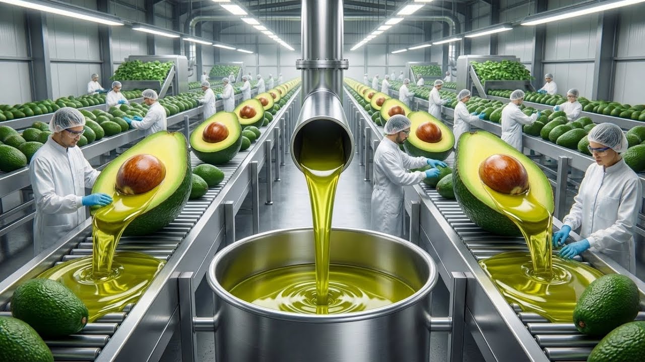 How Millions of Avocados Become Premium Oil | Factory Process