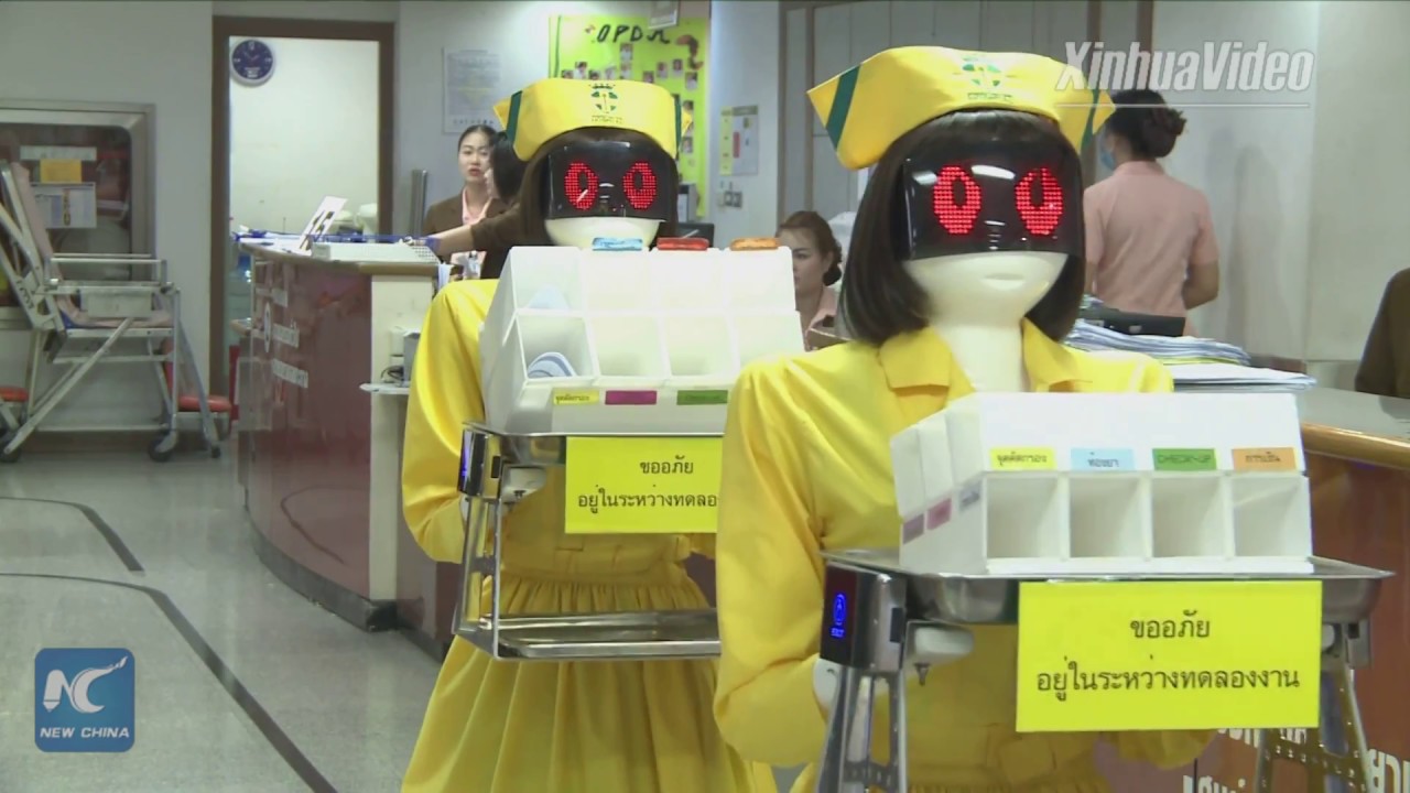 China-developed robotic nurses help in Bangkok hospital