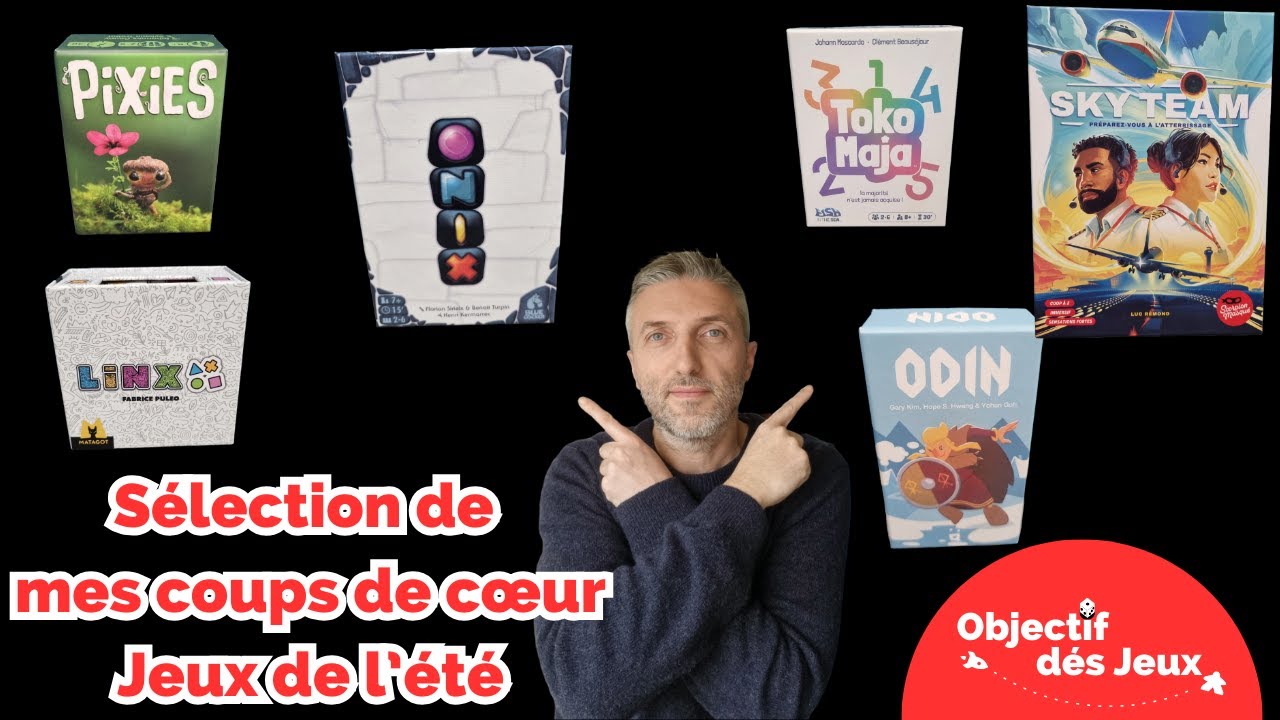 ODIN, TOKO MAJA, LINX, ONIX, PIXIES, SKY TEAM Les meilleurs jeux de cartes de l'été ?