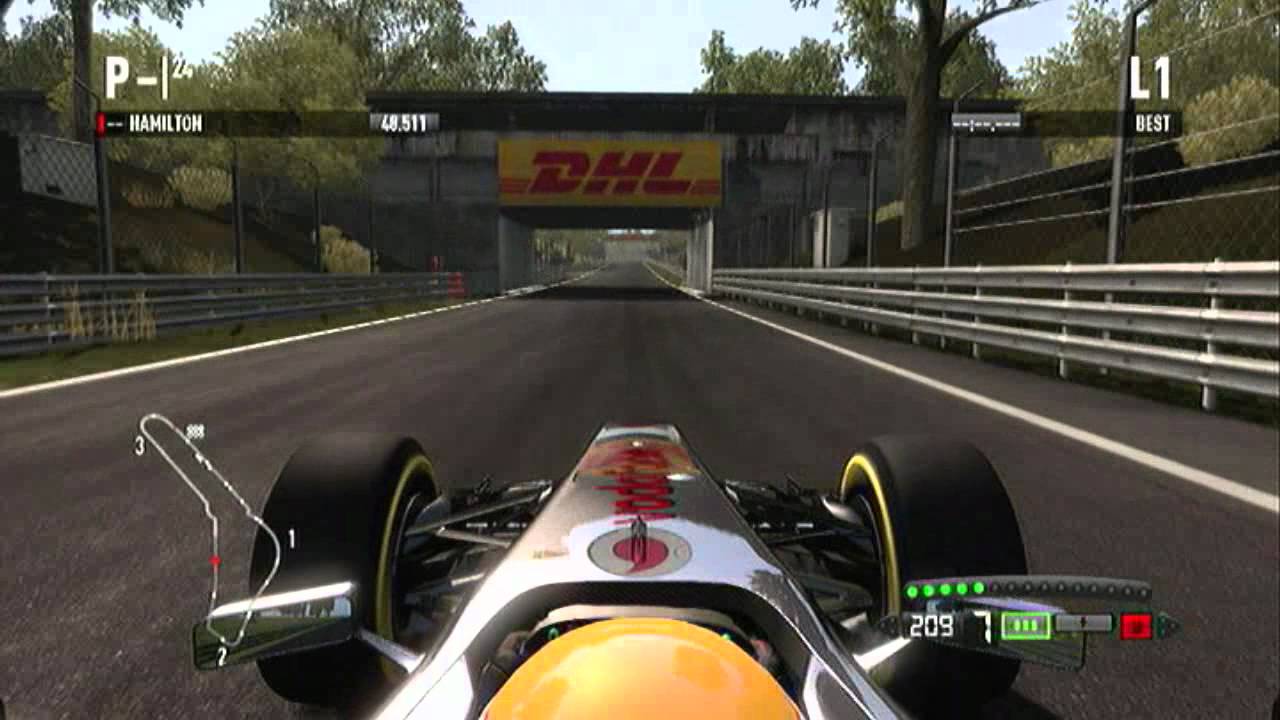 F1 2011 Monza Offline Hotlap 1:16.440 No Assists
