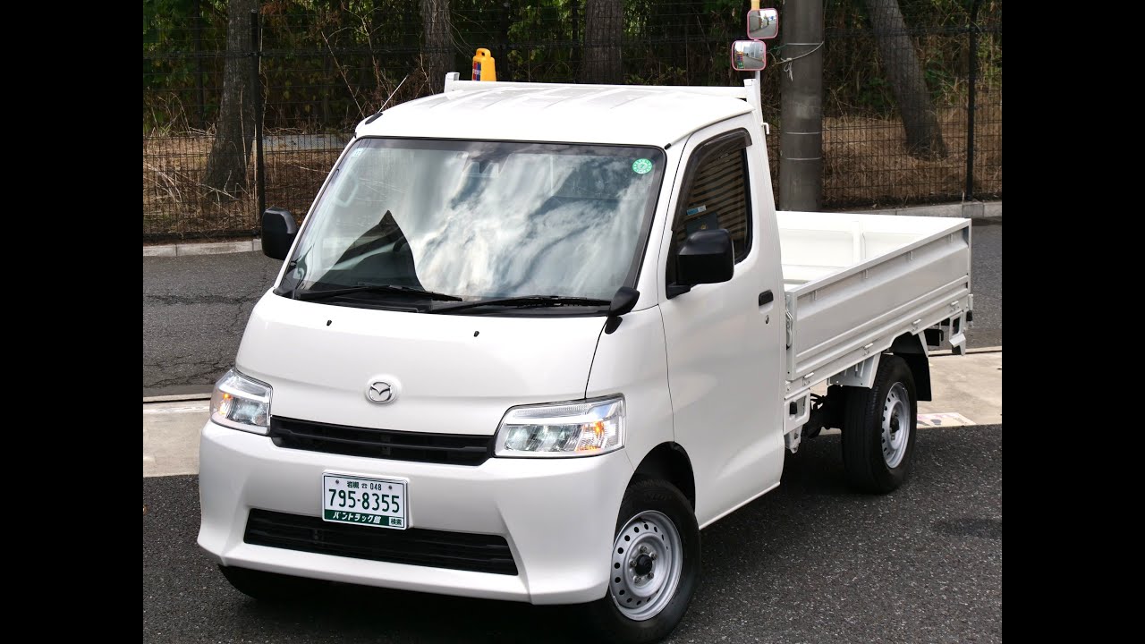 これ！マツダボンゴトラックなんですよ～安全運転サポート車(サポカーS・ワイド)が付いてる！八尺平トラック埼玉県岩槻法人ワンオーナー車オートマ平ボディ最大積載量0.8ｔ中古車在庫ご案内　バントラック館