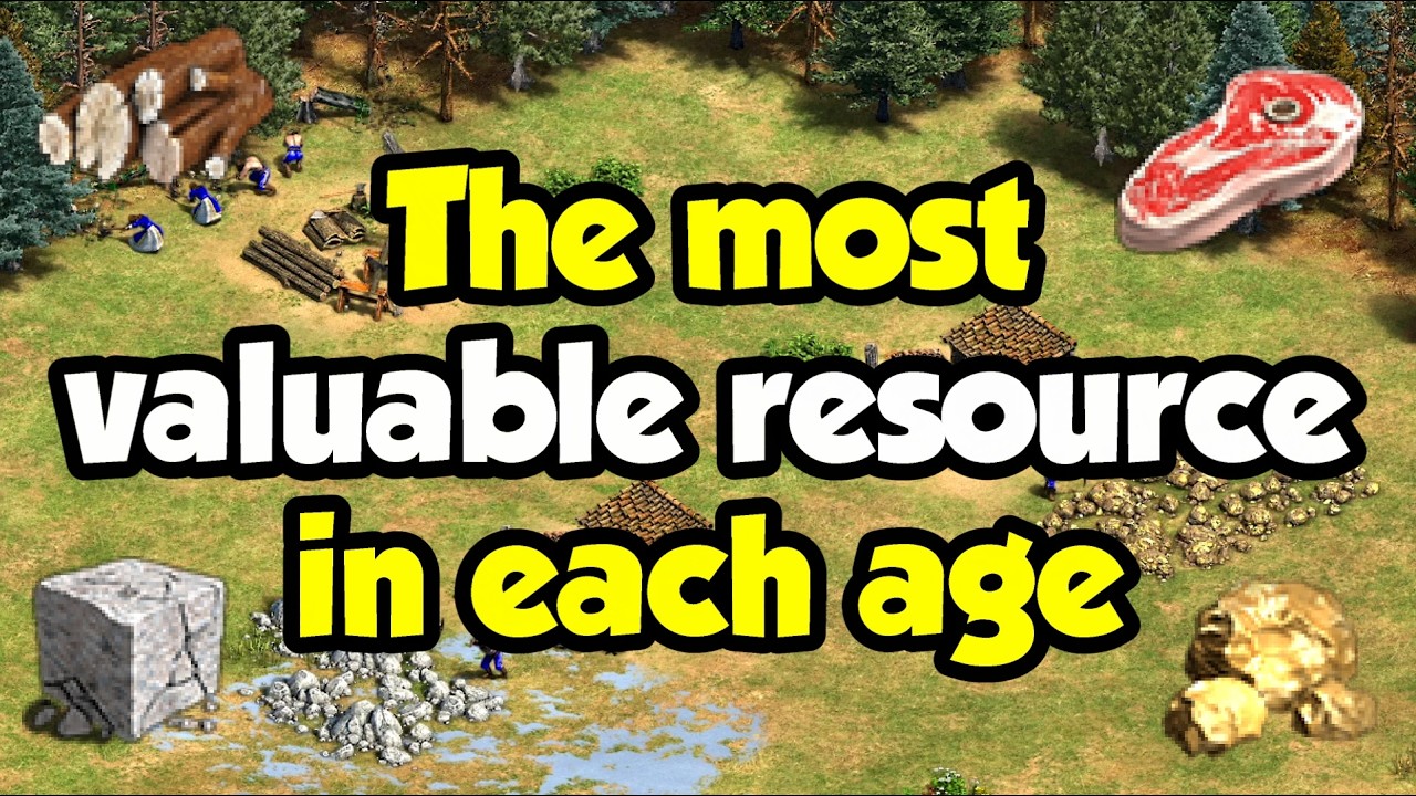 The most valuable resource in each age (AoE2)