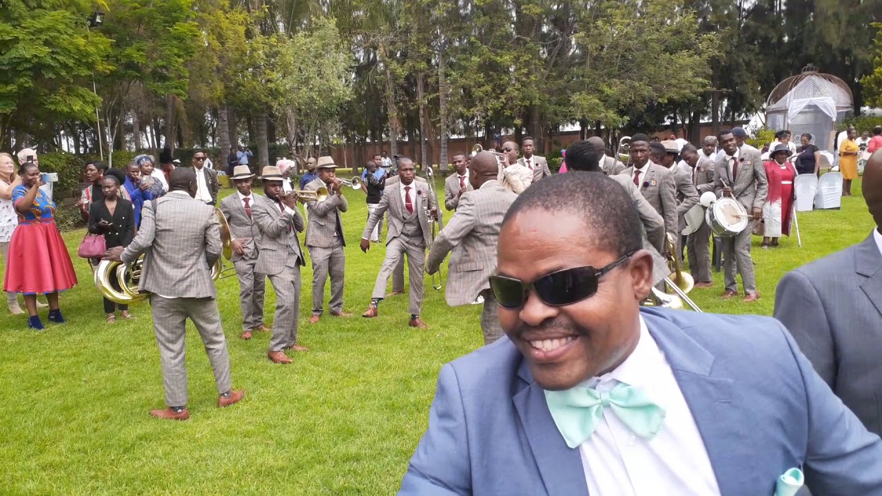 Matsaka Brass Band featuring Coco, doing their things  playing 