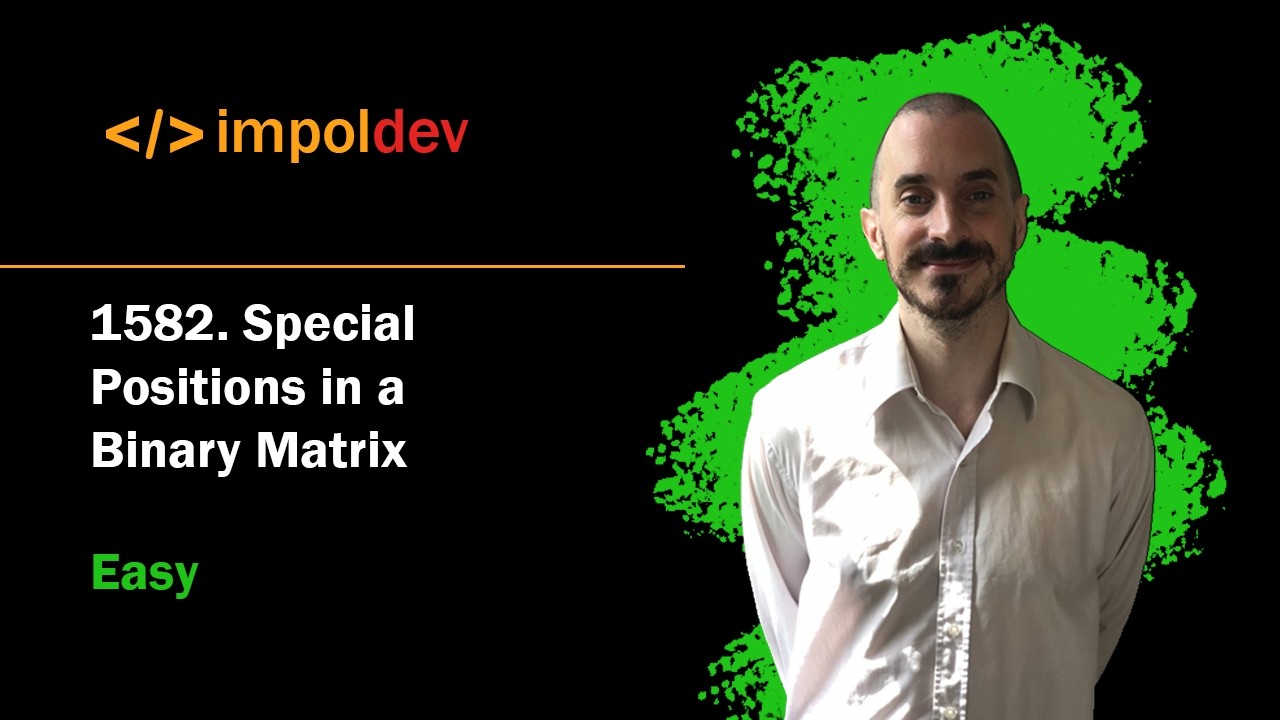 Special Positions in a Binary Matrix | LeetCode 1582 - Python