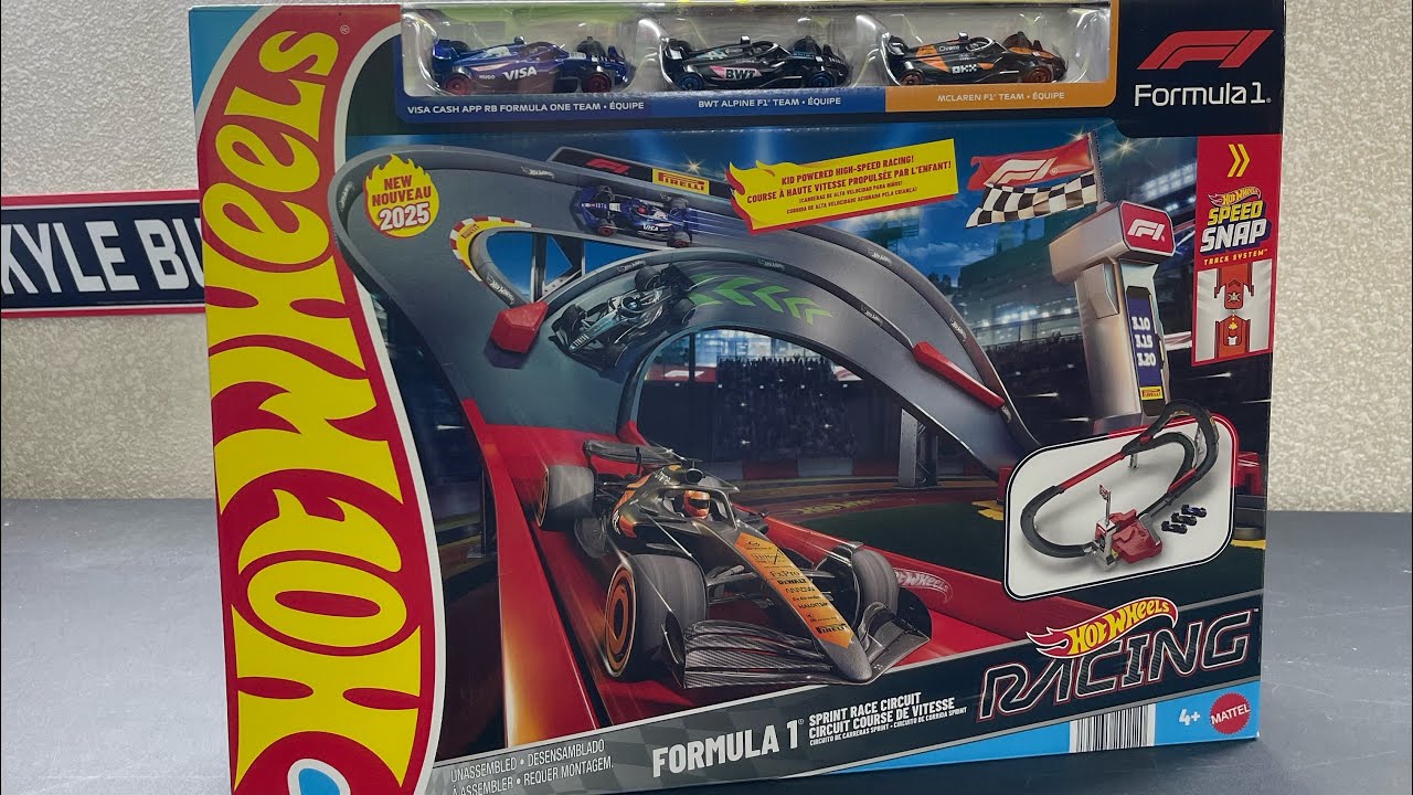 НОВИНКА! НАБОР ТРАССЫ «ФОРМУЛА-1 СПРИНТ» ОТ HOT WHEELS! ОБЗОР И ВИТРИНА