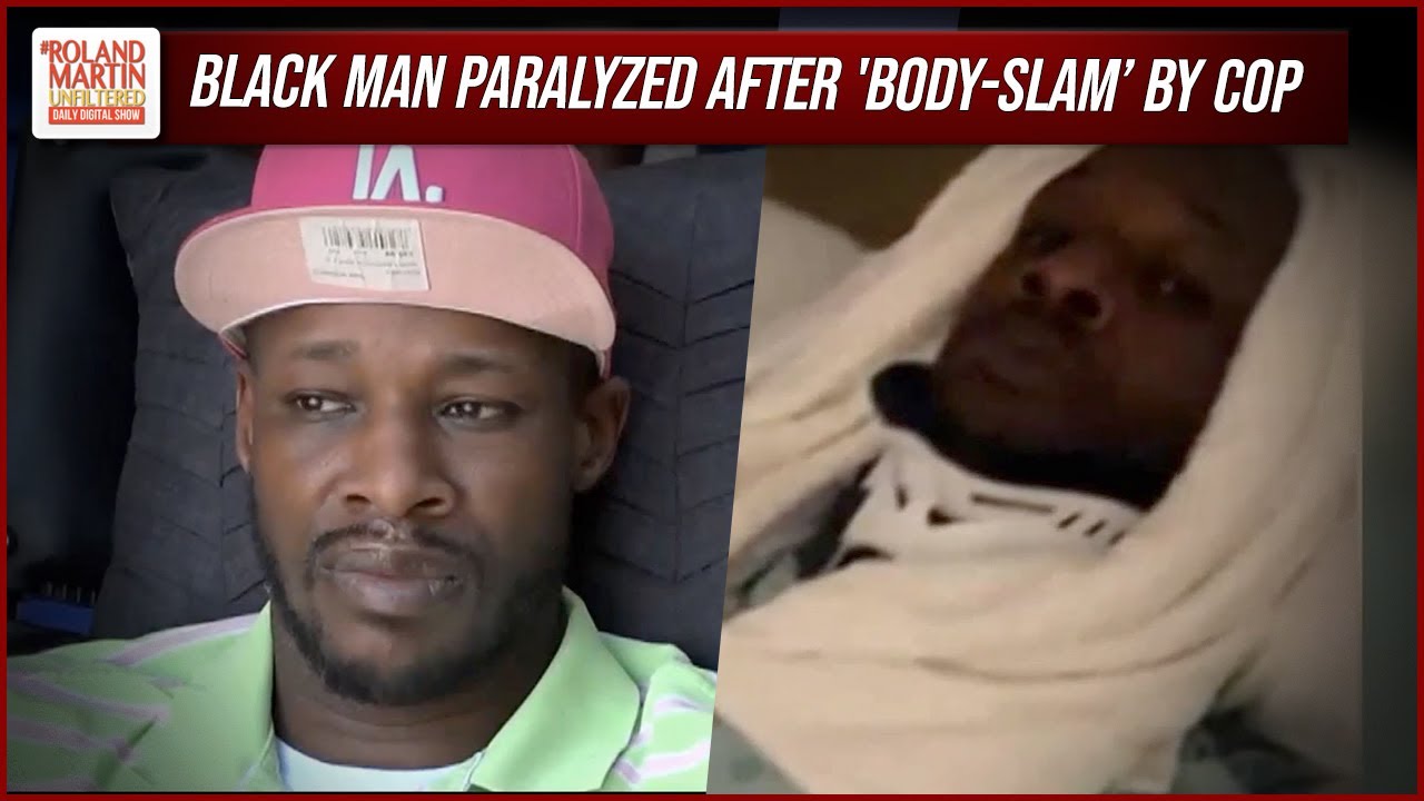 Black Man Left Paralyzed After Texas Police SLAM Him On To Concrete | Roland Martin