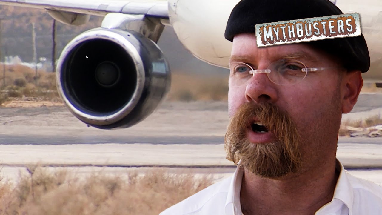 Can a Jet Engine Launch a Taxi Into the Air? | MythBusters