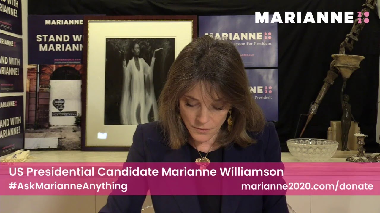 Ask Marianne Anything - Live on Facebook, Twitter, Instagram and YouTube!