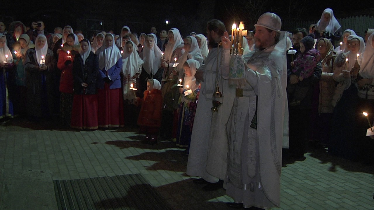 ПАСХА Старообрядческий Храм 16.04.2017
