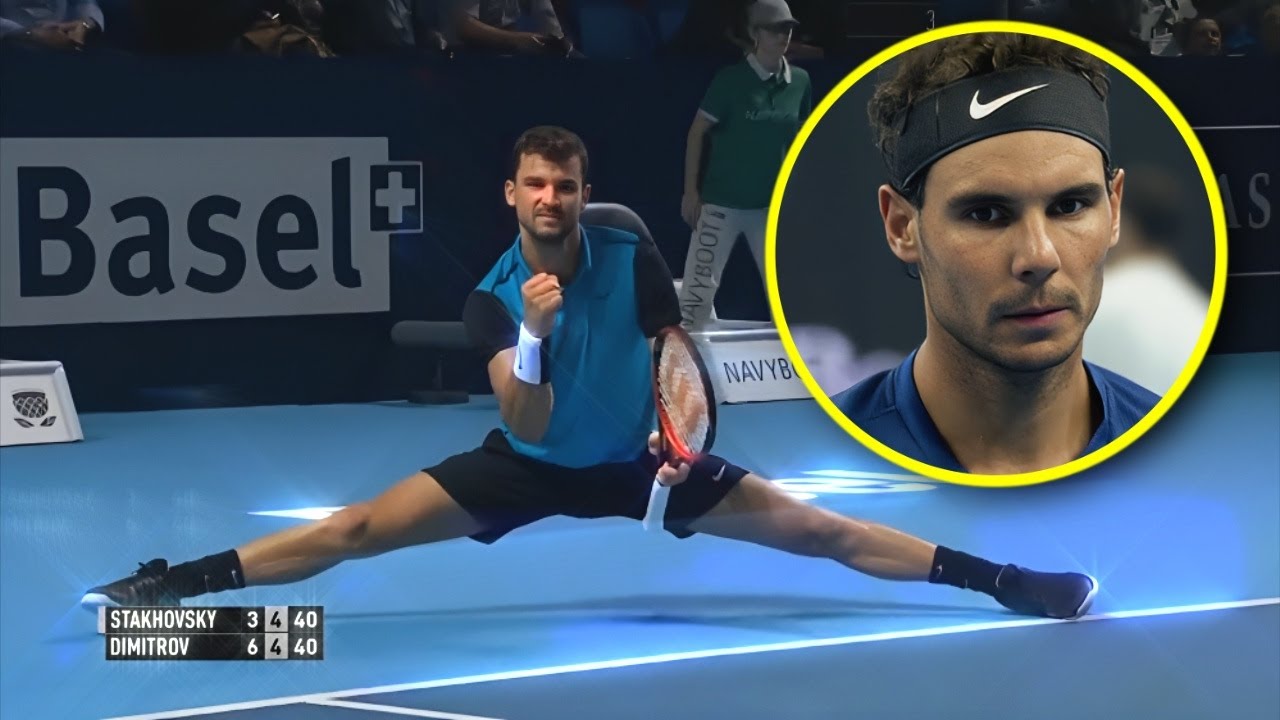 Grigor Dimitrov - Top 10 Defensive Points (Scrambling Mode!)