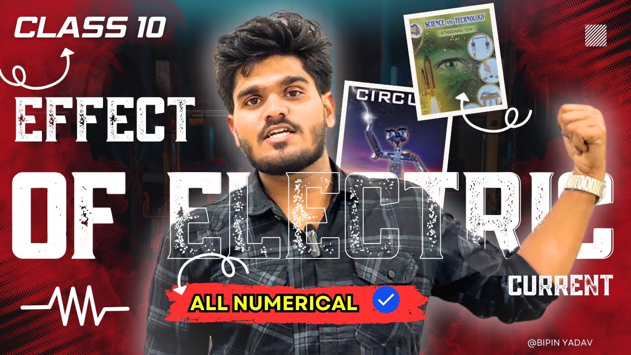 Effect of electric current -All Most important numericals⚡| Class 10 Science 1#ssc #ElectricCurrents