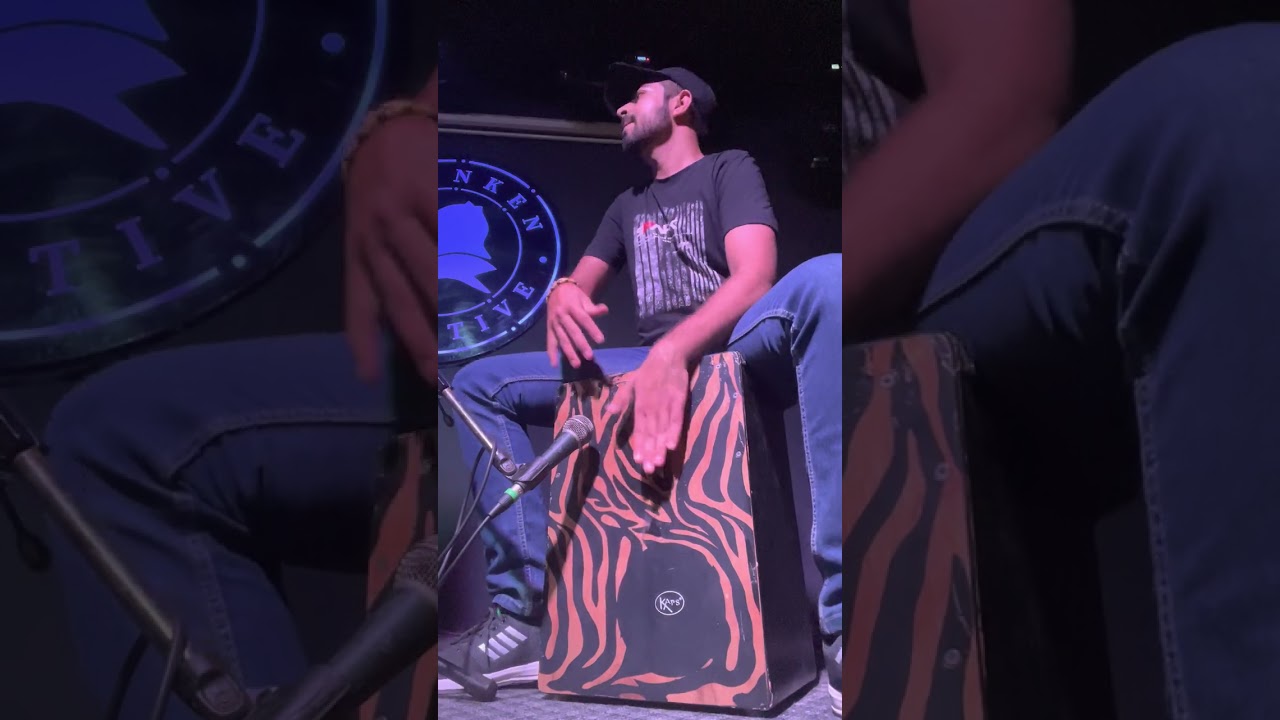 VO LAMHE | PERCUSSIONIST NAVTESH | CAJON COVER | CLUB GIG | LIVE PERFORMANCE