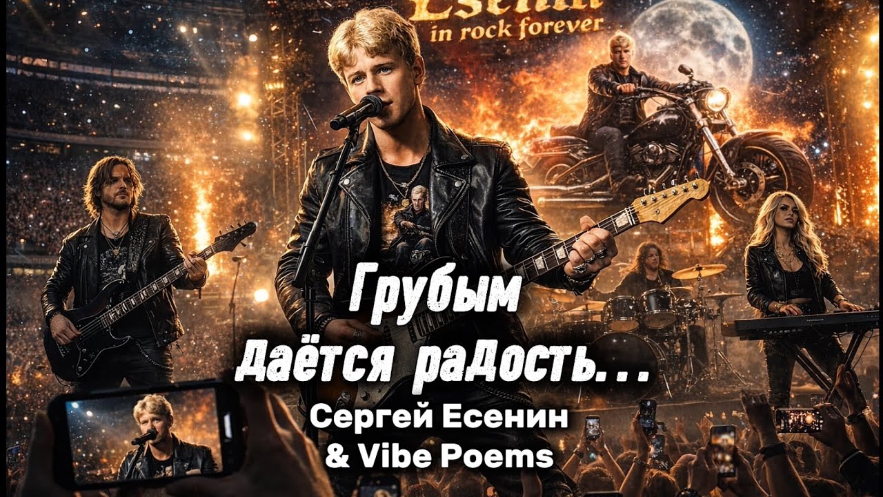 Грубым даётся радость… Сергей Есенин & Vibe Poems 