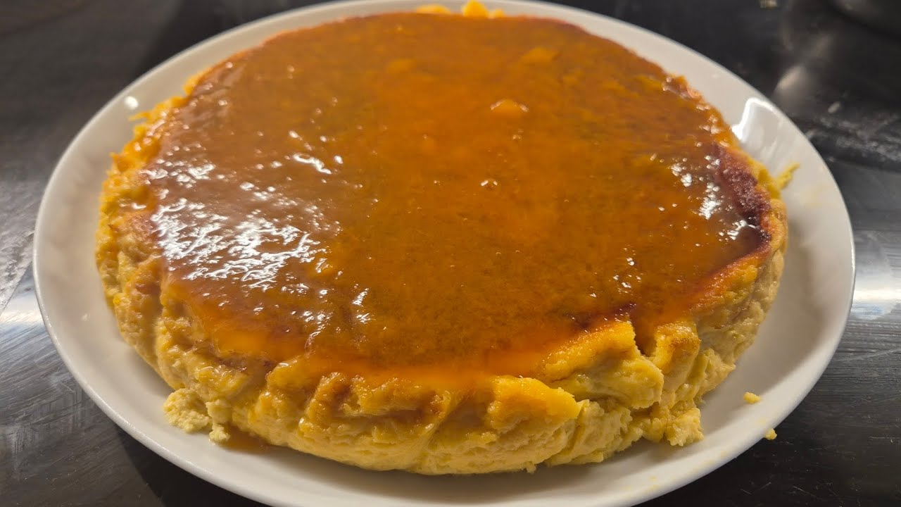 TARTA DE QUESO Y MELOCOTÓN 🍑 🤤 