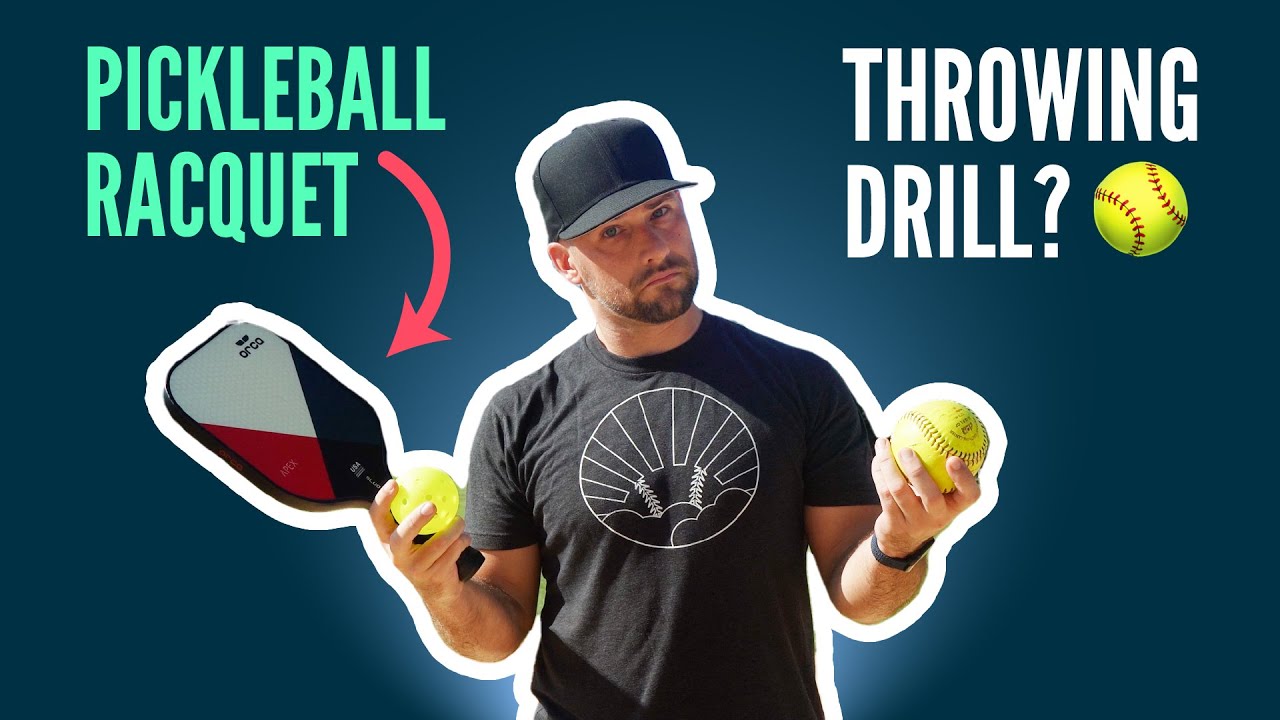 Softball Throwing Drill with a Pickleball Paddle?