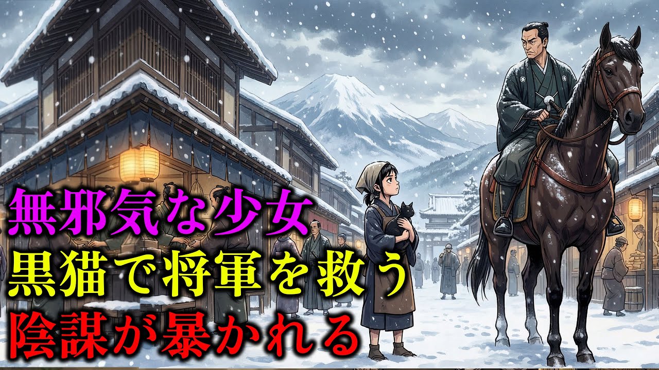 将軍を救った少女の夢 ― 黒猫が告げた江戸城の秘密 | 野談 | 伝説 | 昔話 | 説話 | 民話