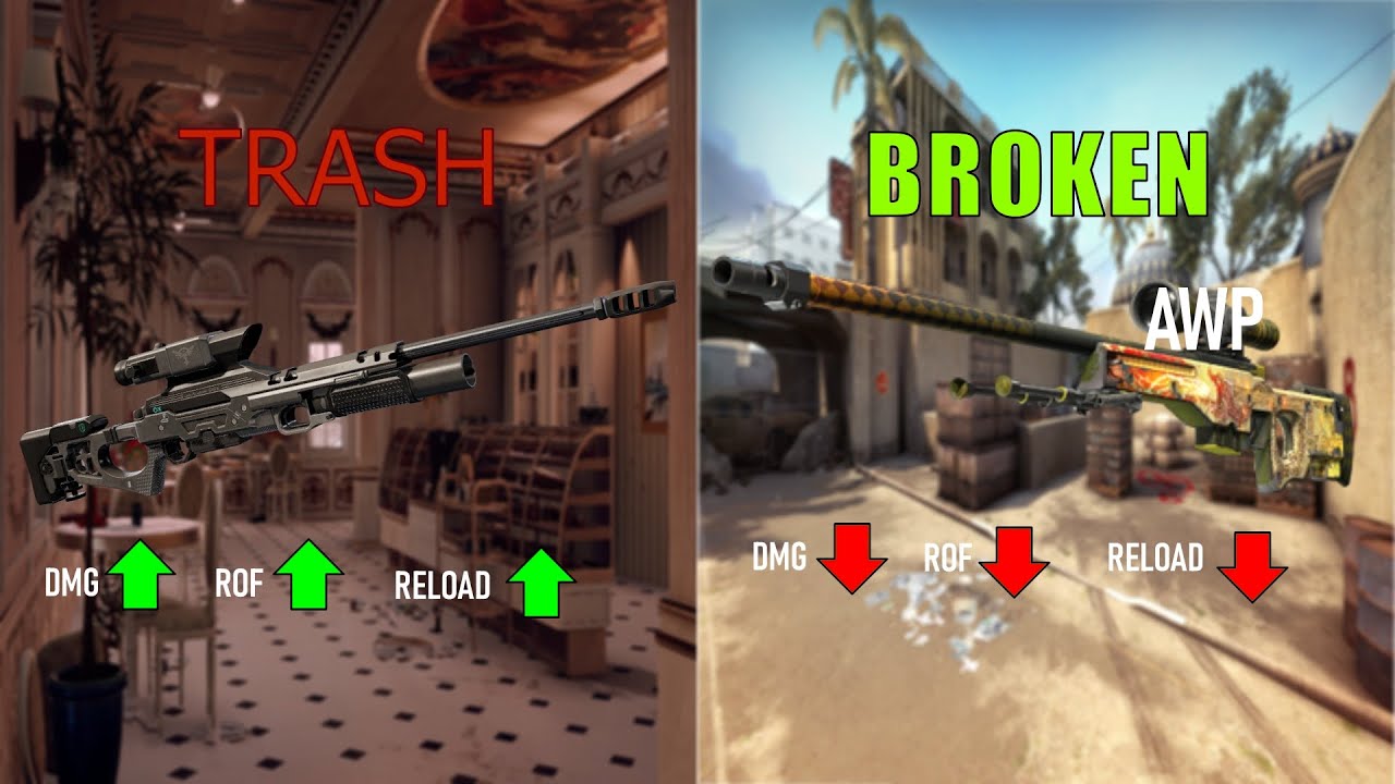 How is the Same Gun AMAZING in CS, but TERRIBLE in R6?