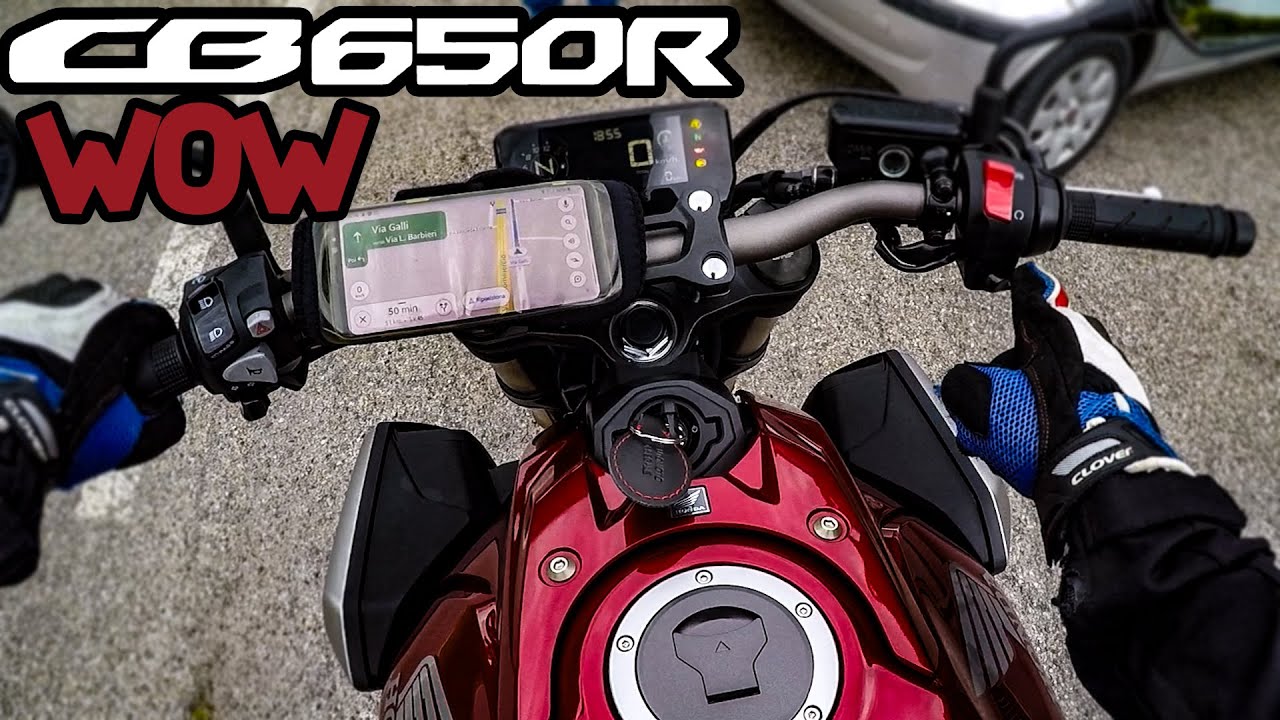 IL PRIMO KM A BORDO DELLA NUOVA MOTO - CB650R