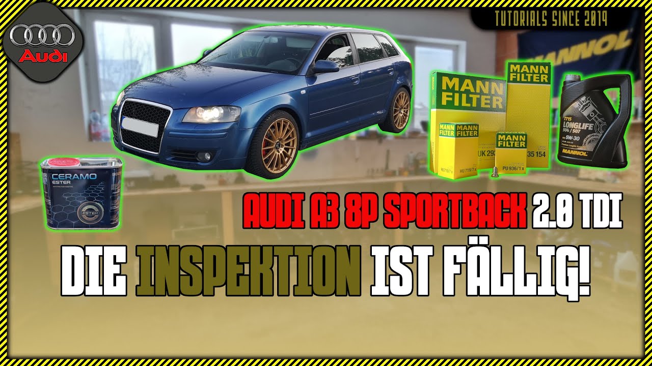 Audi A3 8P 2.0 TDI - Service / Inspektion / Wartung