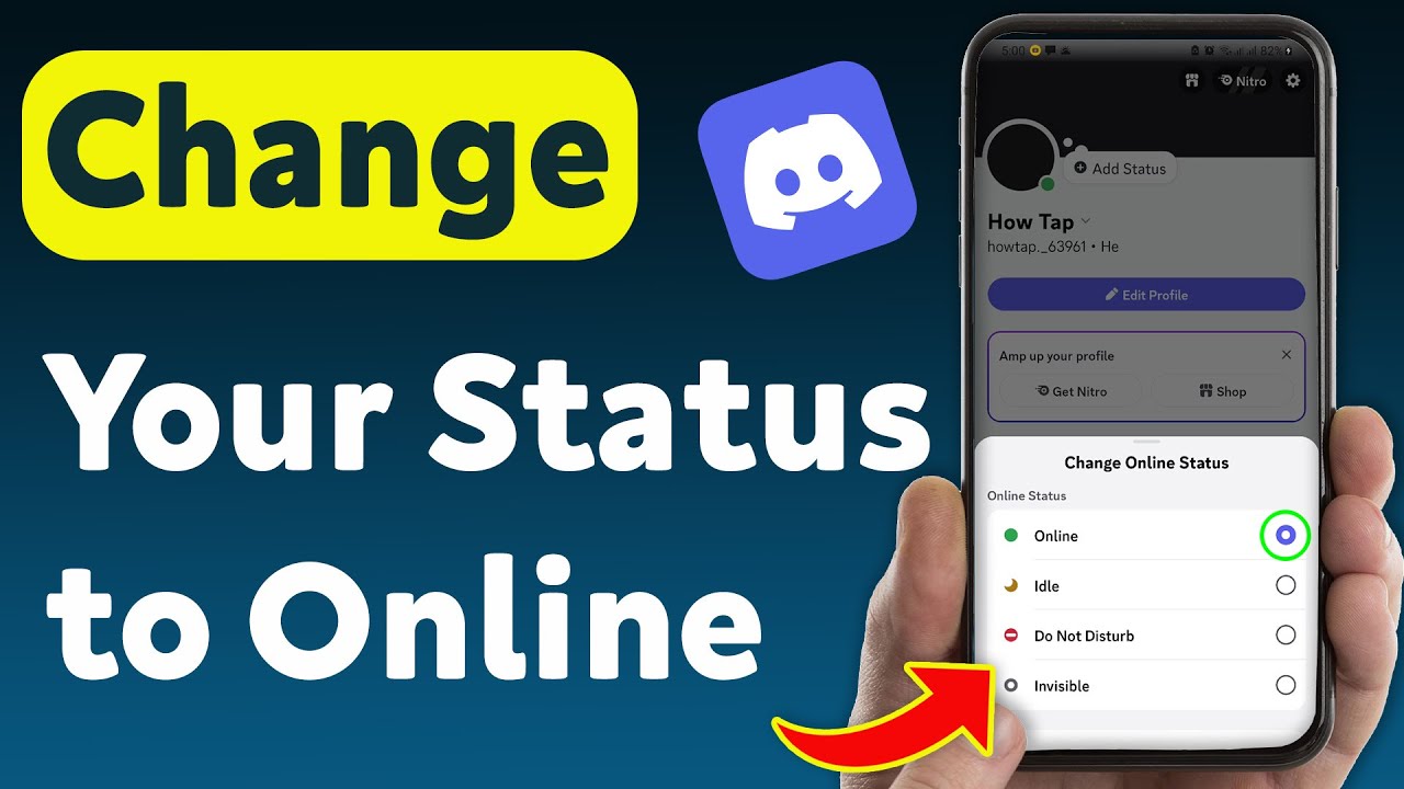 How To Change Your Discord Status On Mobile to Online (Updated)