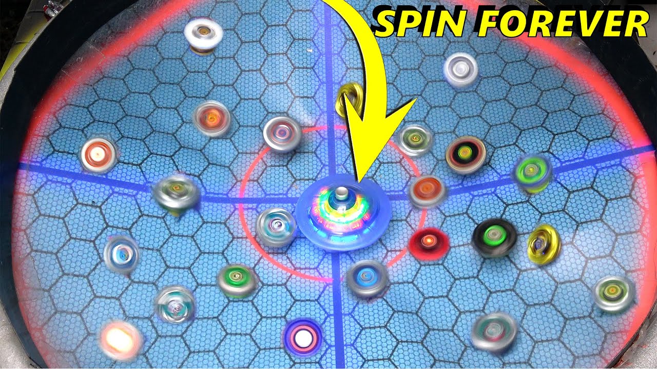 THE INFINITE SPINNING TOY takes on 100 BEYS!?!?! Beyblade X
