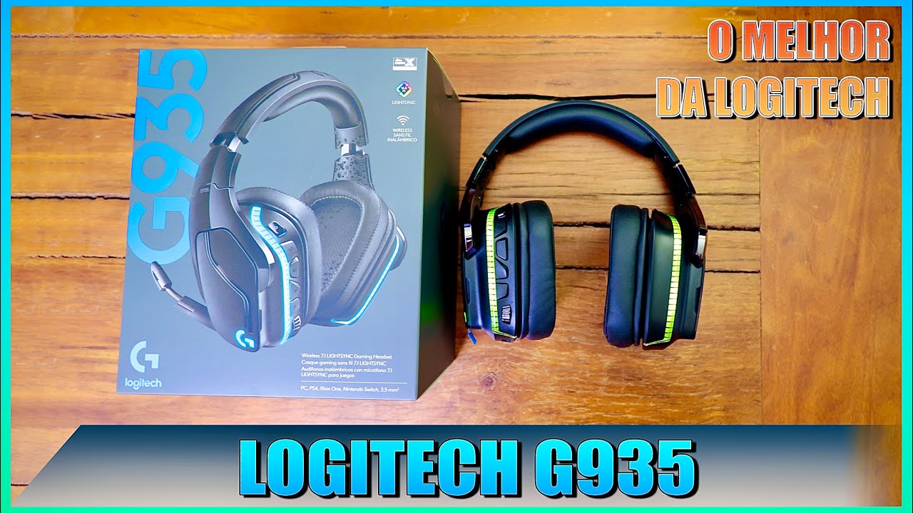 HEADSET GAMER COM GRAVE FORTE | LOGITECH G935