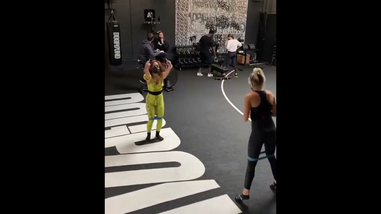 Vanessa Hudgens and GG Magree High intensity Workout - DogPound Gym