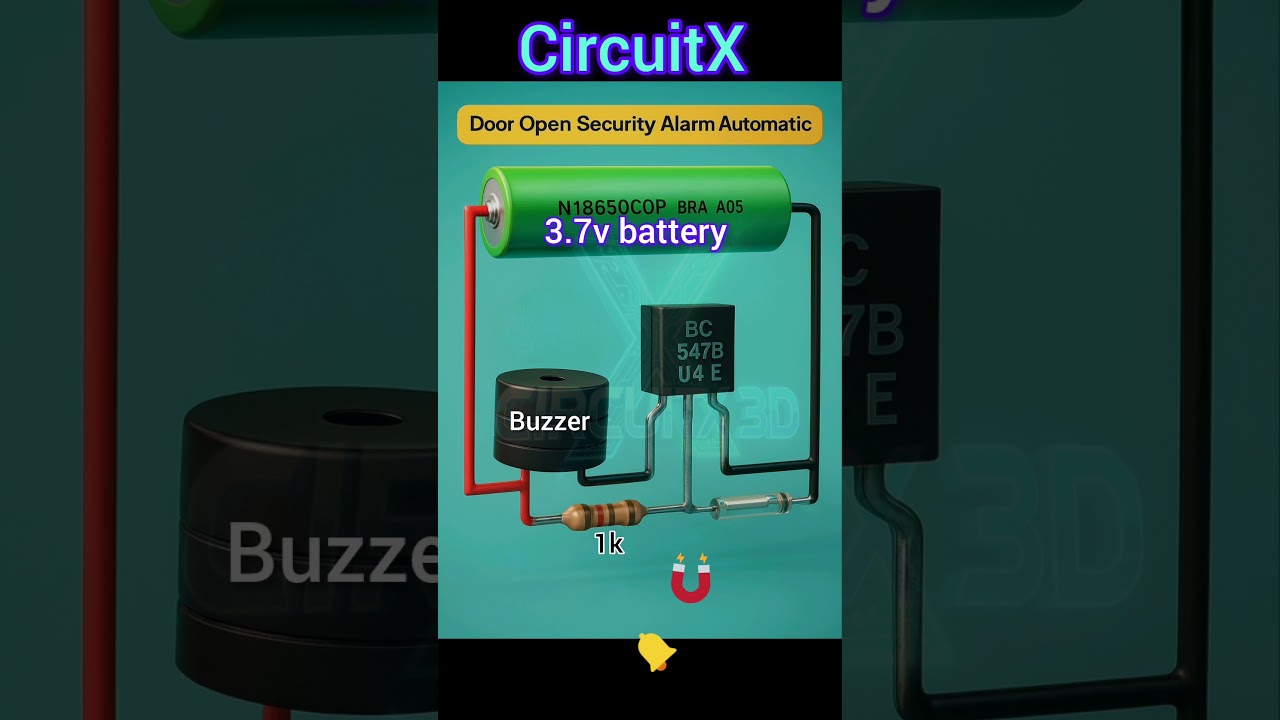 DIY Magnetic Sensor Circuit (Simple & Easy)