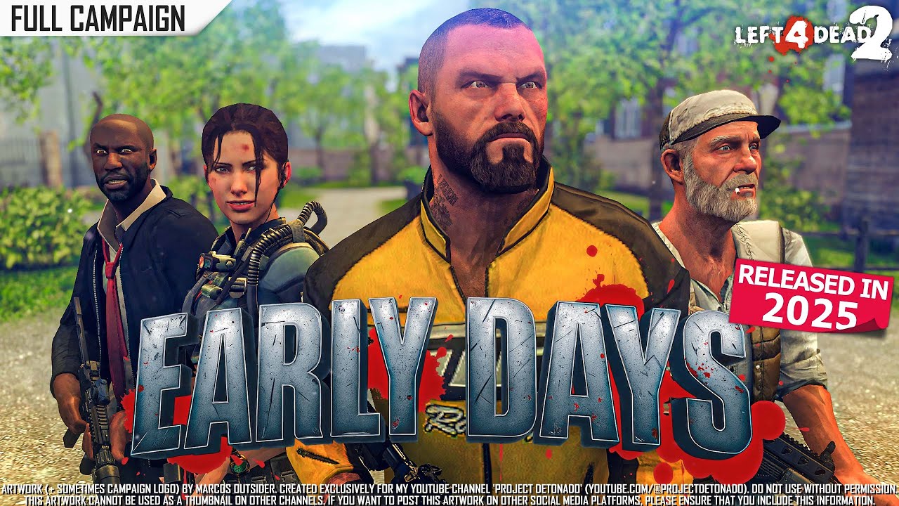 Left 4 Dead 2: Early Days (Custom Campaign) Rating ⭐⭐⭐⭐⭐ 4K 60fps