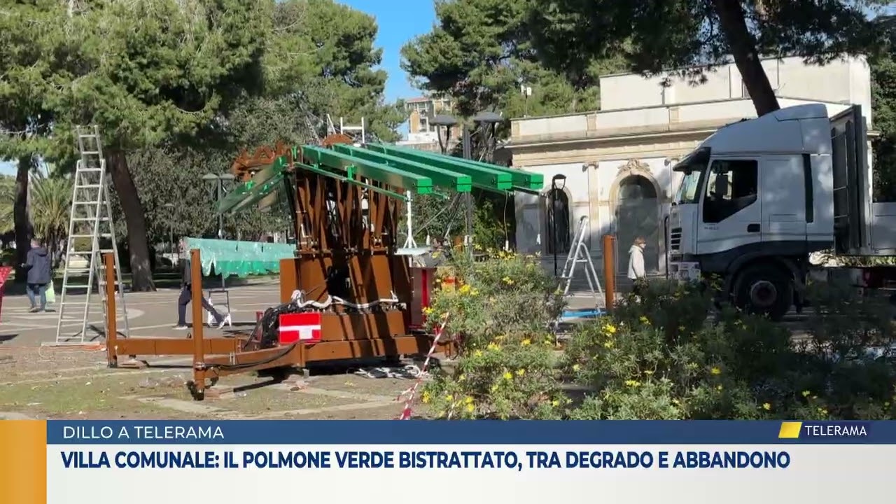 Villa comunale: il polmone verde bistrattato, tra degrado e abbandono