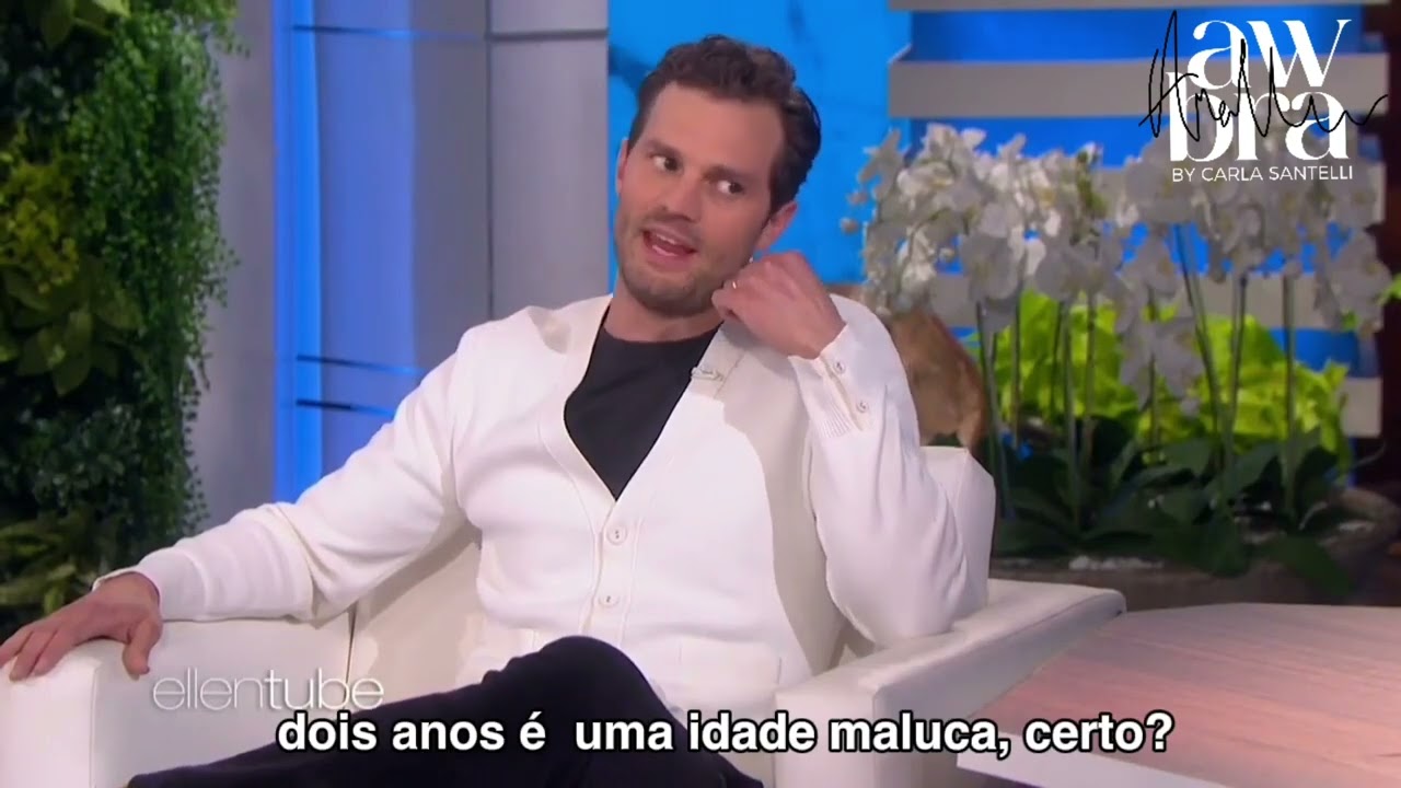 LEGENDADO • Jamie Dornan esteve no Ellen DeGeneres Show e falou sobre suas filhas e Millie.