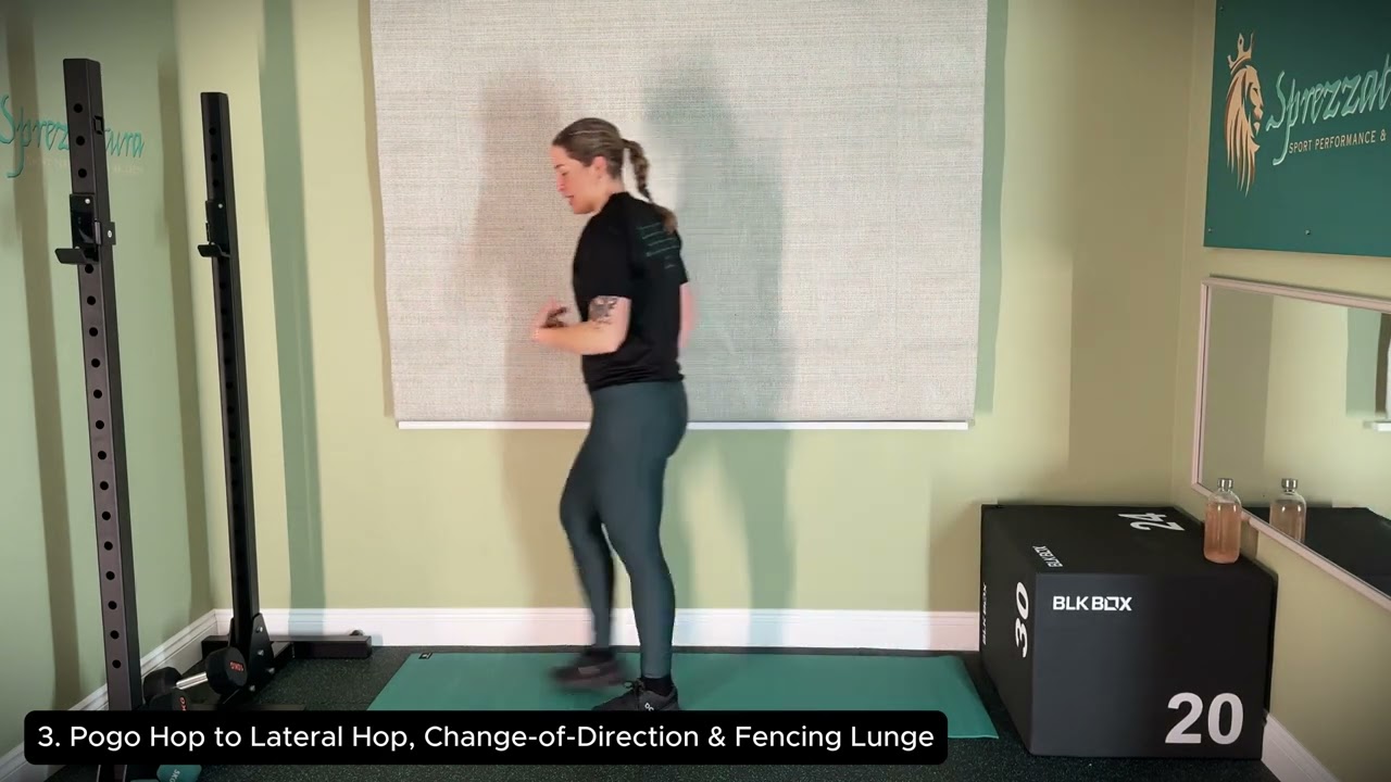 Plyometrics for HEMA / Historical Fencers: Create Elastic Movement with this Pogo Hop Lunge Series