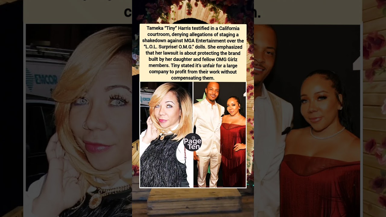 Tiny Harris fights for fairness: standing up for justice 