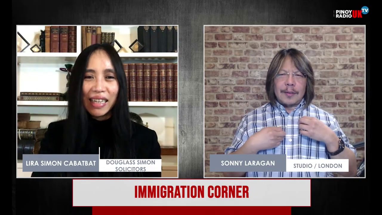 IMMIGRATION CORNER with SONNY LARAGAN & LIRA SIMON CABATBAT 18 February 2021