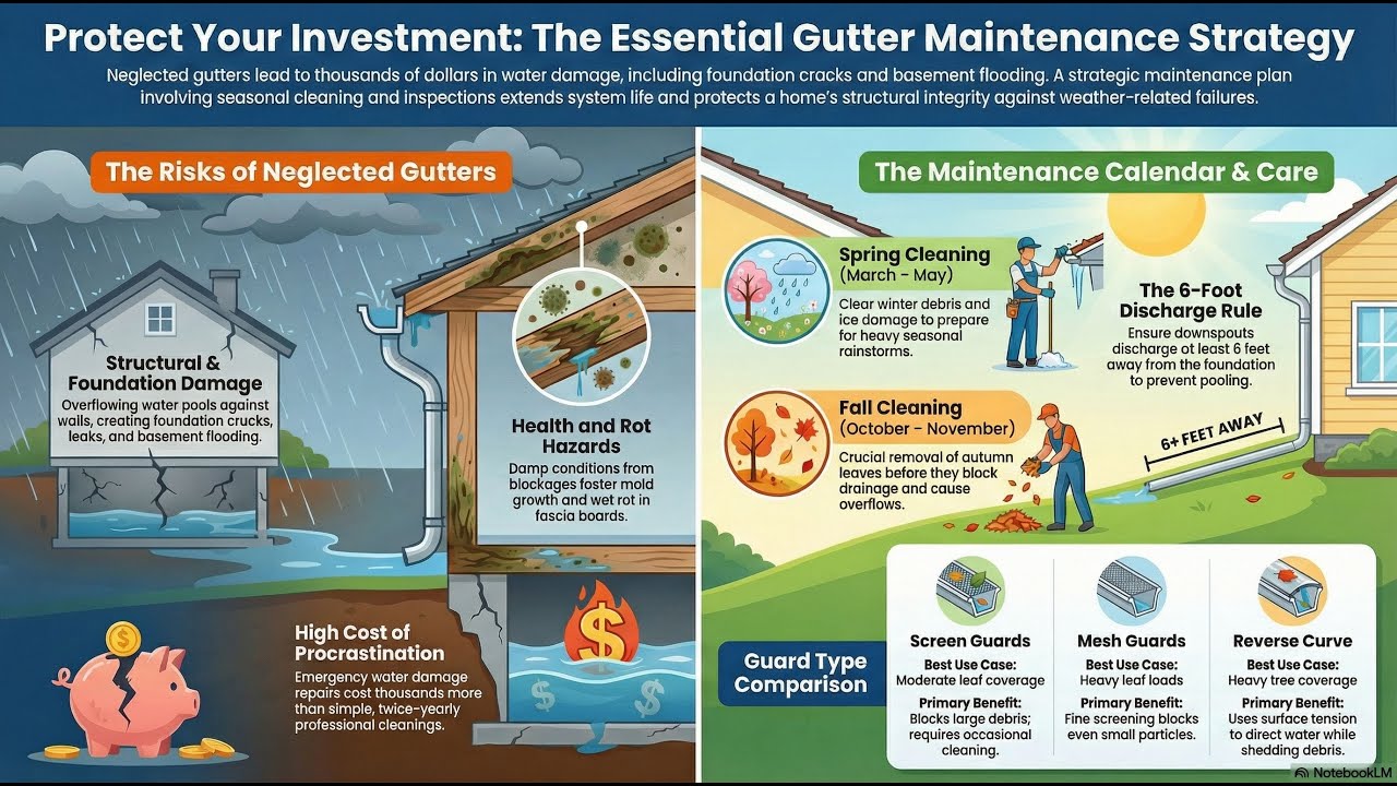 Complete Gutter Maintenance Strategy | American Roofing Experts 816-608-7773 Overland Park KS Gutter