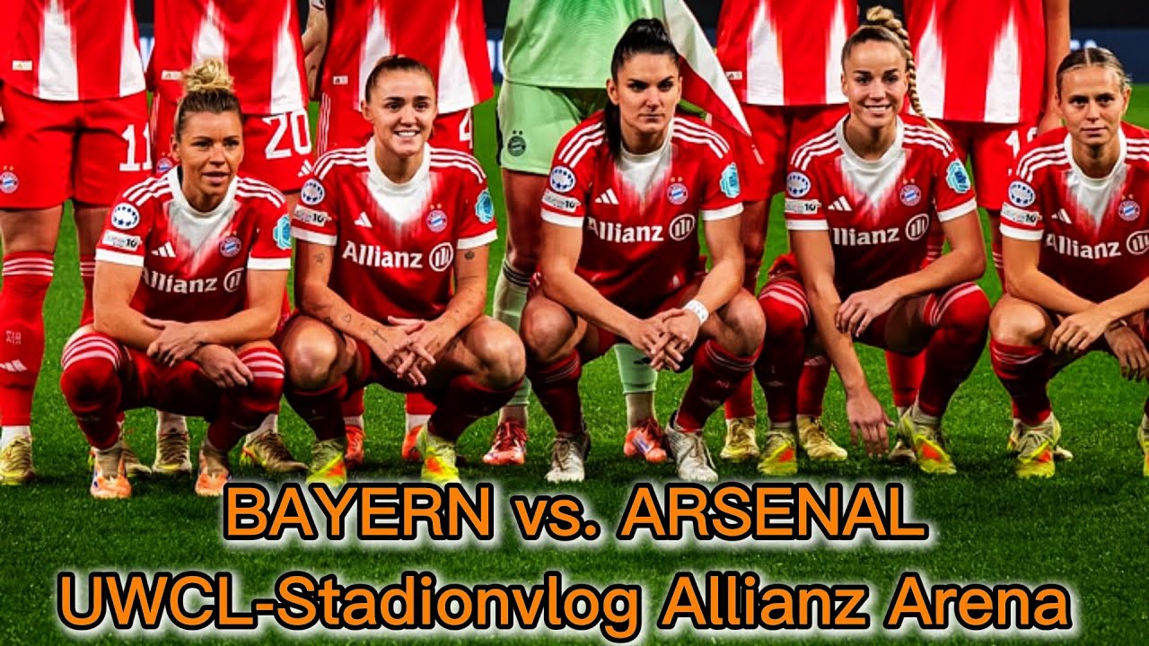 MEIN ERSTER VLOG | UWCL | ALLIANZ ARENA |ZWEITE REIHE AM RASEN 