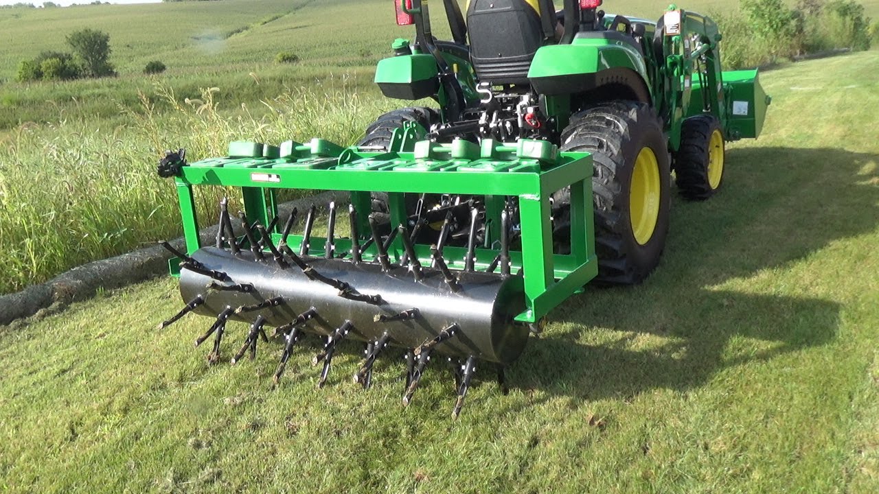 John Deere 2038r Aeration And Overseeding Tips  / 116