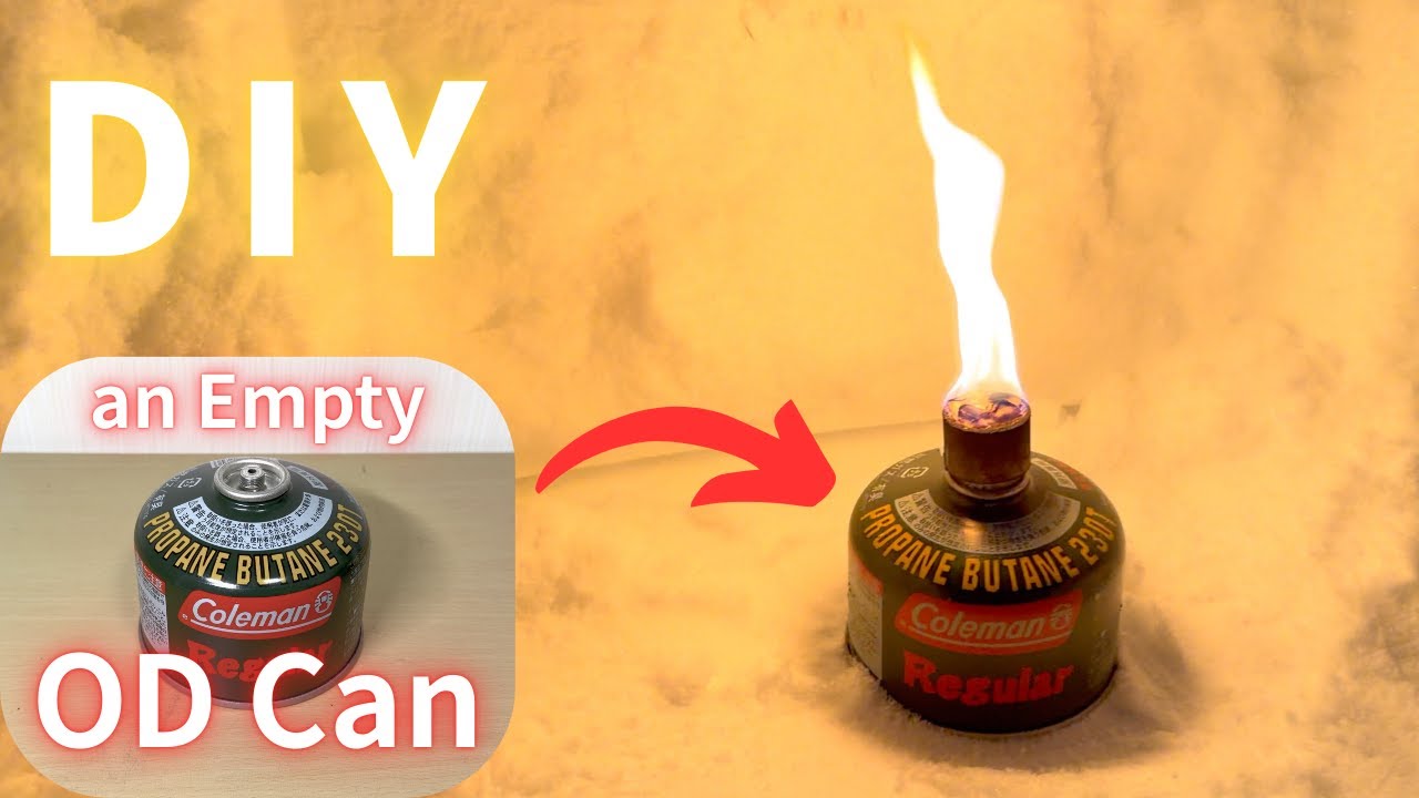 【DIY】空のOD缶からランタンを作ってみた