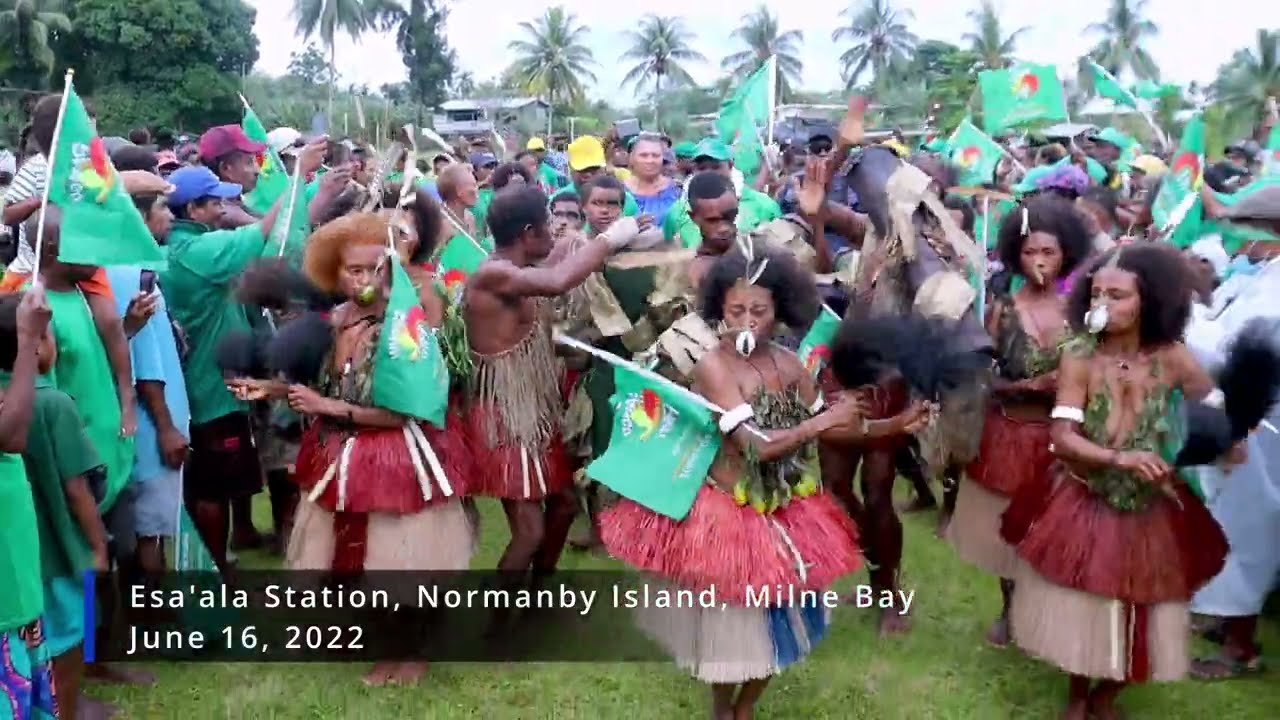 Colours of Esa'ala on beautiful Normanby Island, Milne Bay, Papua New Guinea - June 16, 2022