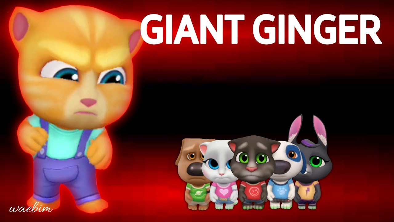 Magic Tunnel in My Talking Tom Friends - GIANT GINGER - Goodbye All Friends - Tom Gold Run 240126#1