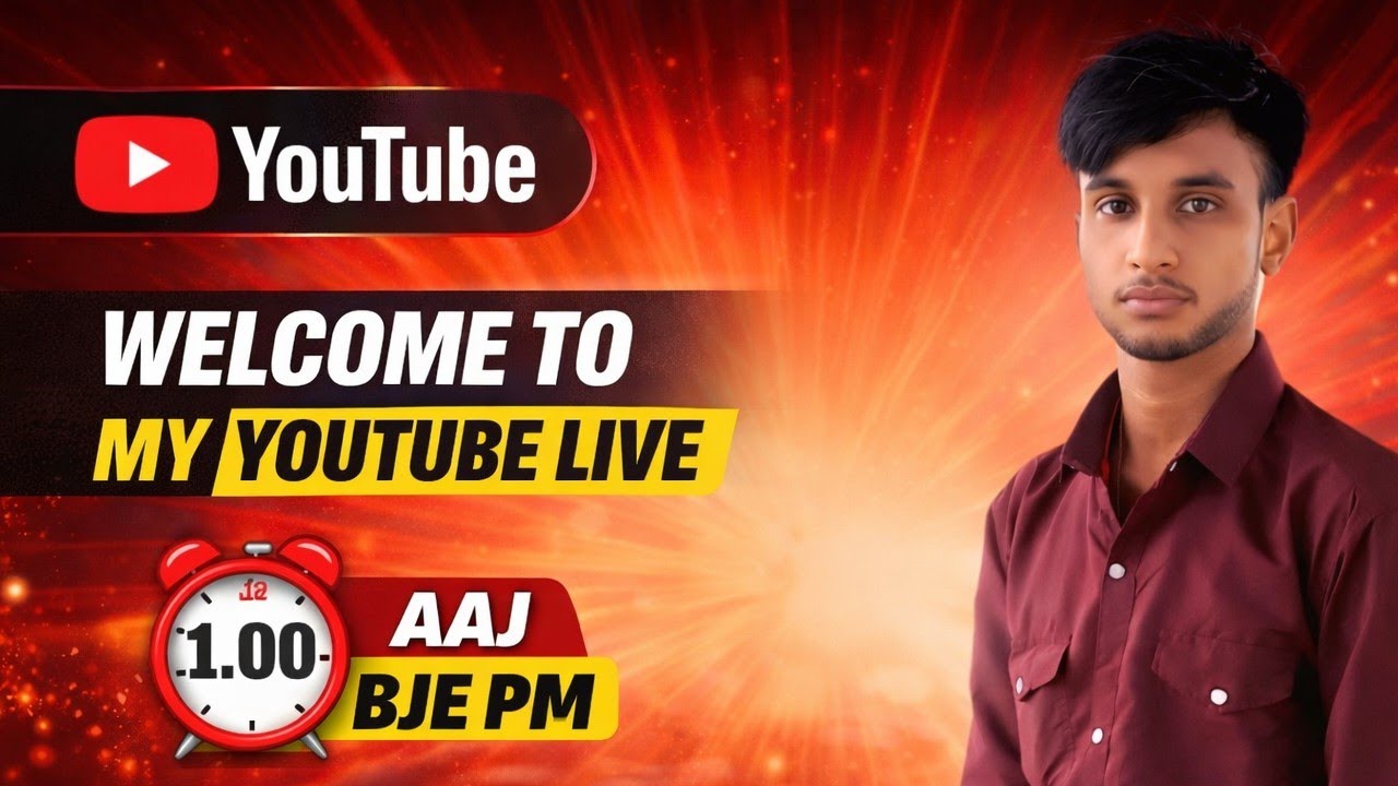 WELCOME TO MY YOUTUBE LIVE