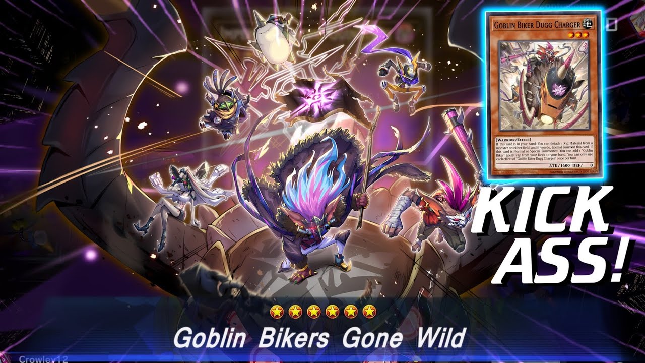 GOBLIN BIKER IS THE SOLUTION FOR ALL OF YOUR PROBLEM! Goblin Biker Deck [Yu-Gi-Oh! Master Duel]