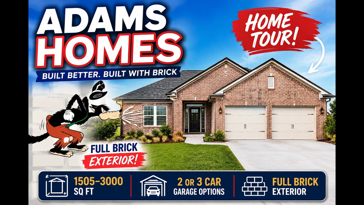 2117 Sq Ft Floorplan Adams Homes, Palm Coast, FL New Construction