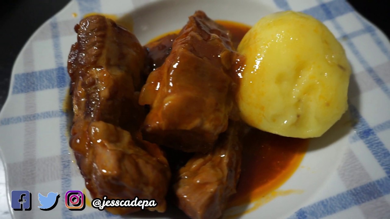 Costillas de cerdo a la BBQ en olla GM