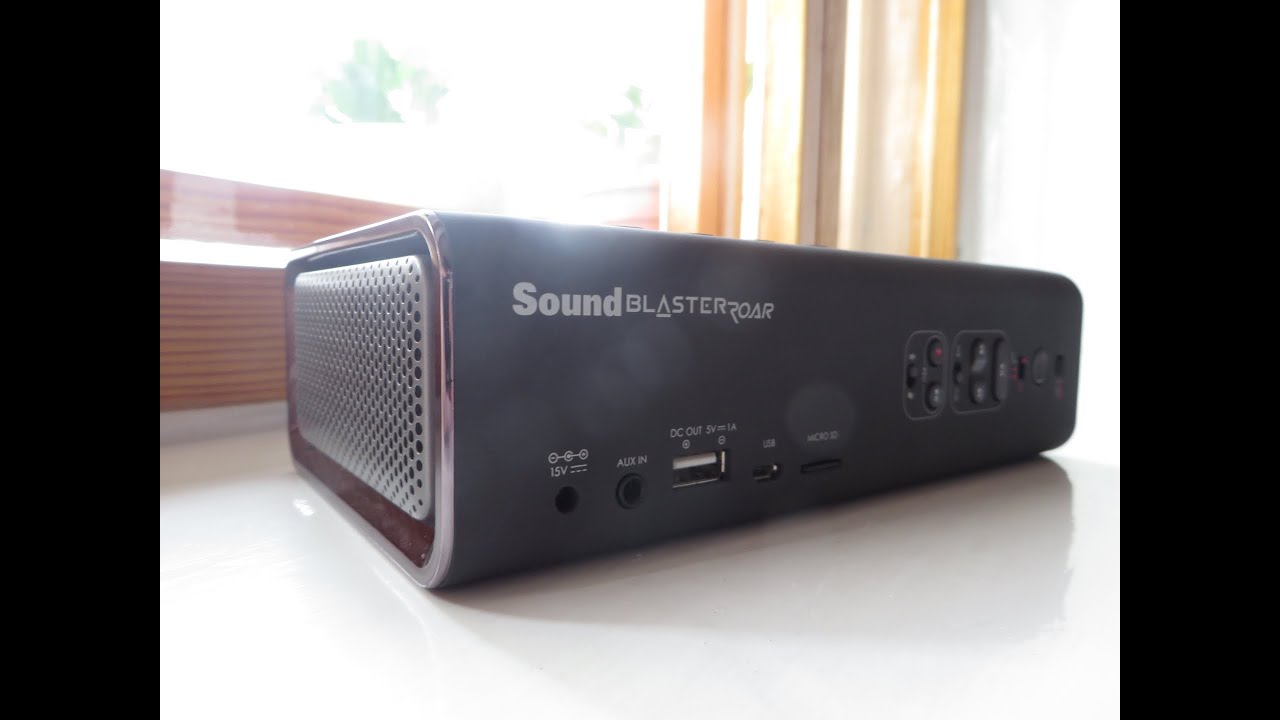 Обзор Sound Blaster Roar. Портативная колонка от Creative