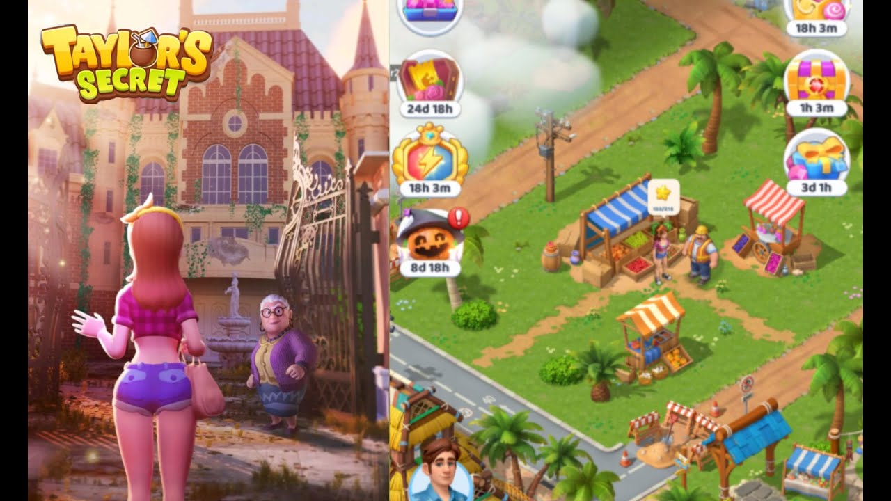 Taylor's Secret: Merge Story | 🍦Level  22 🍹Part  31 🌮🥙