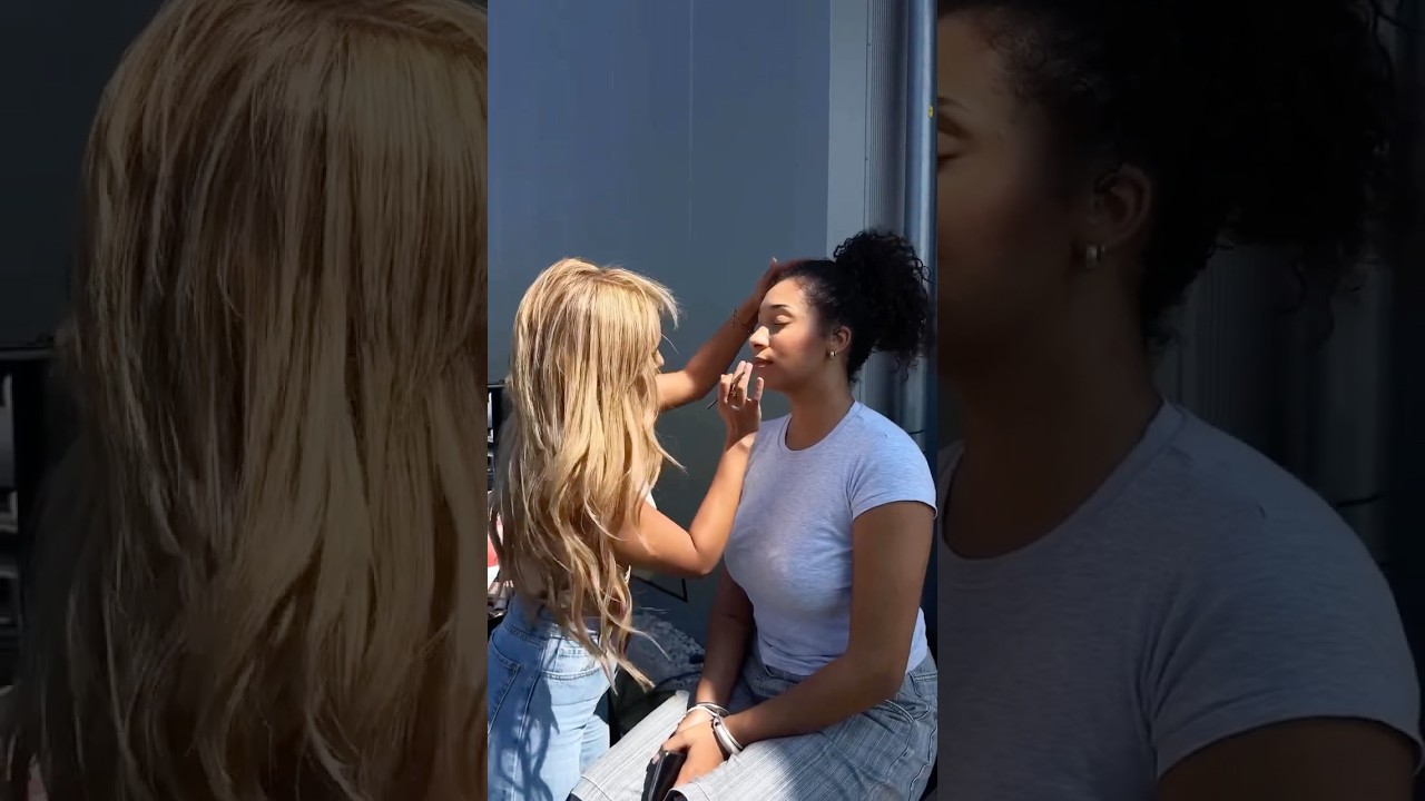 Behind the scenes 👩🏽&zwj;🎨 #makeup #ytshorts #fashion #trending #foryou #beauty #trend