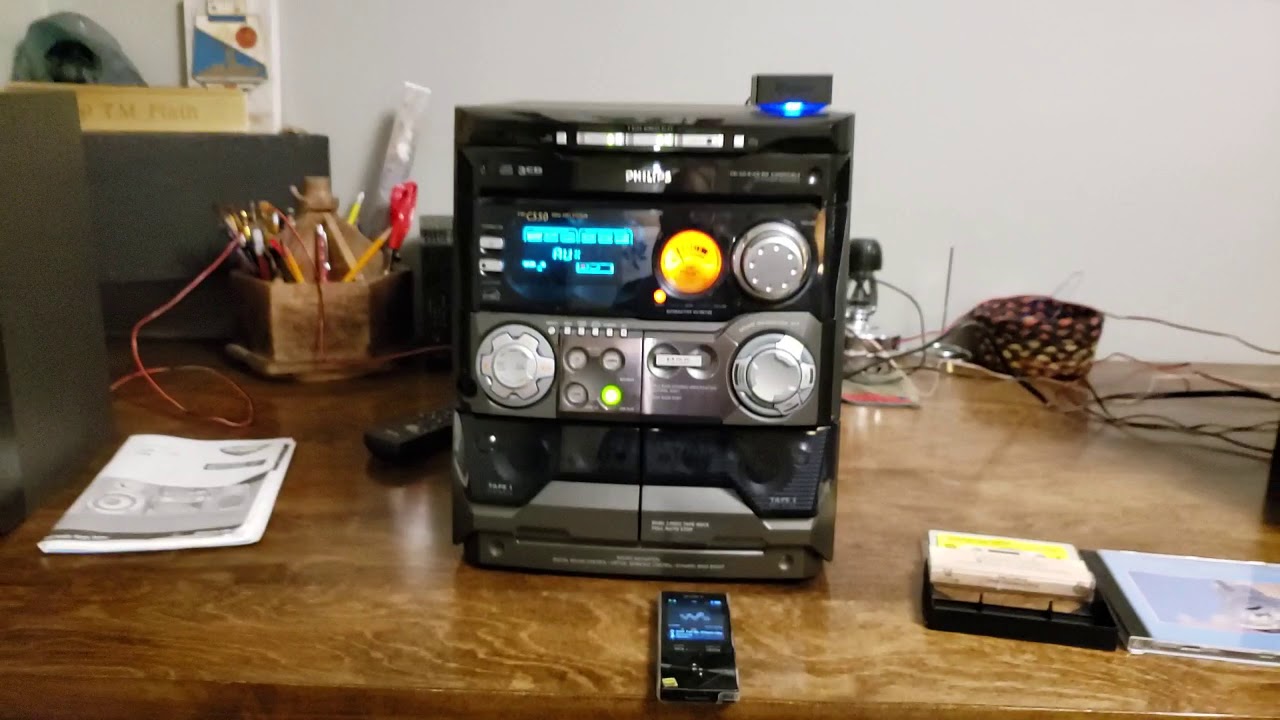Philips C550 Mini Stereo System Demonstration